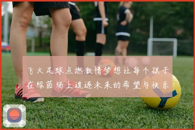 飞火足球点燃激情梦想让每个孩子在绿茵场上追逐未来的希望与快乐